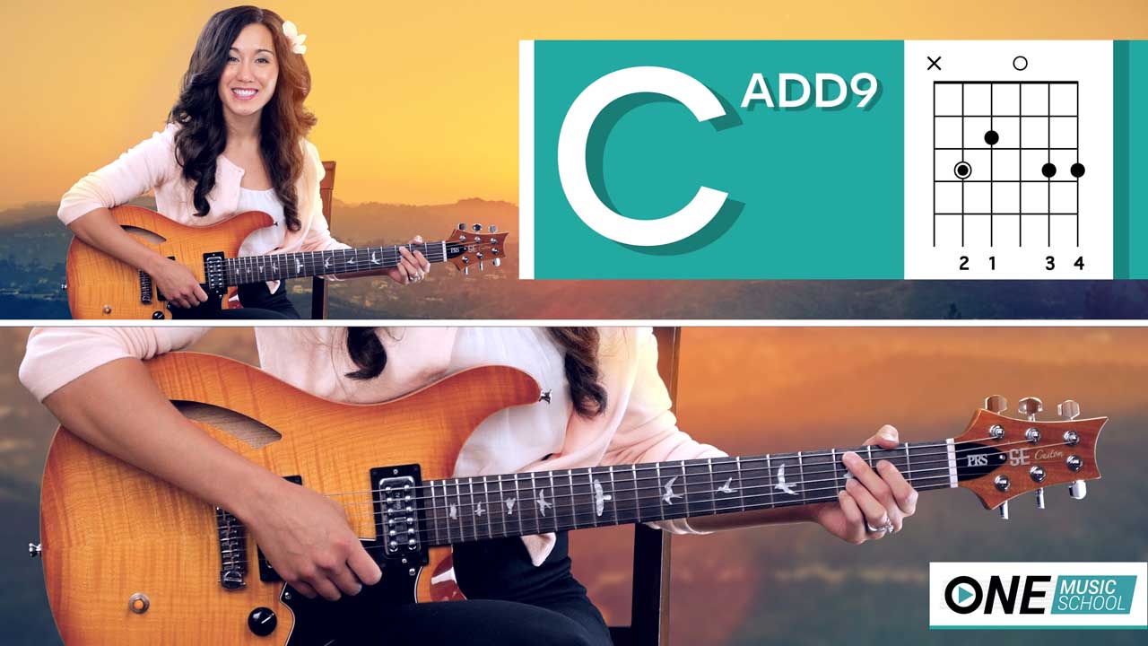 How to play a Cadd9 or C2 Chord on guitar